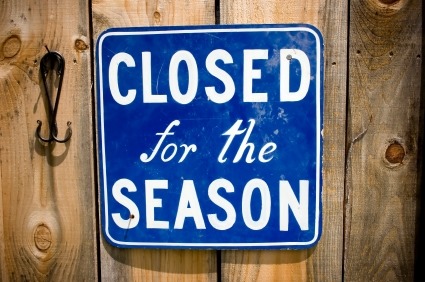 Closed for season